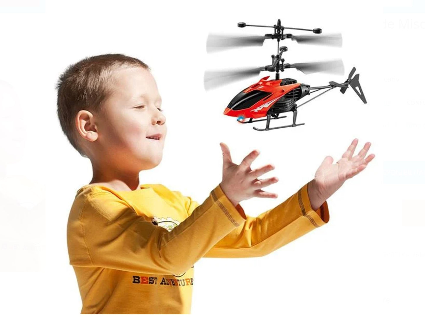 Elicopter cu Senzor de Miscare Lumina & Telecomanda
