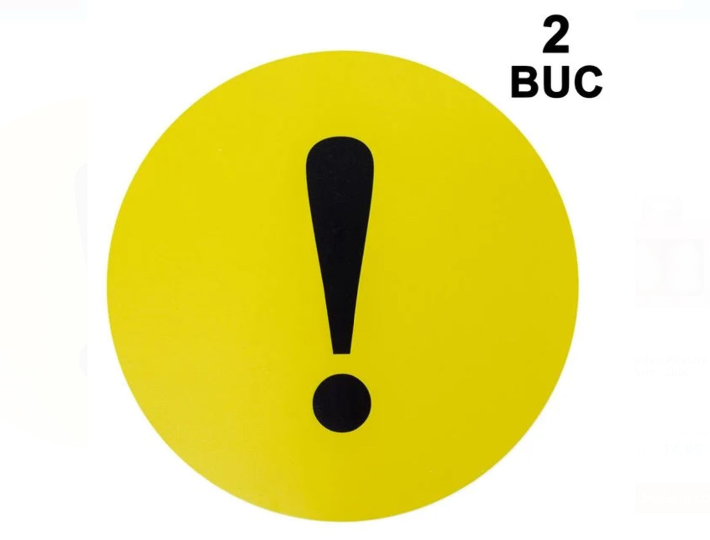 Indicator Autocolant Sofer Nou 20cm - 2buc